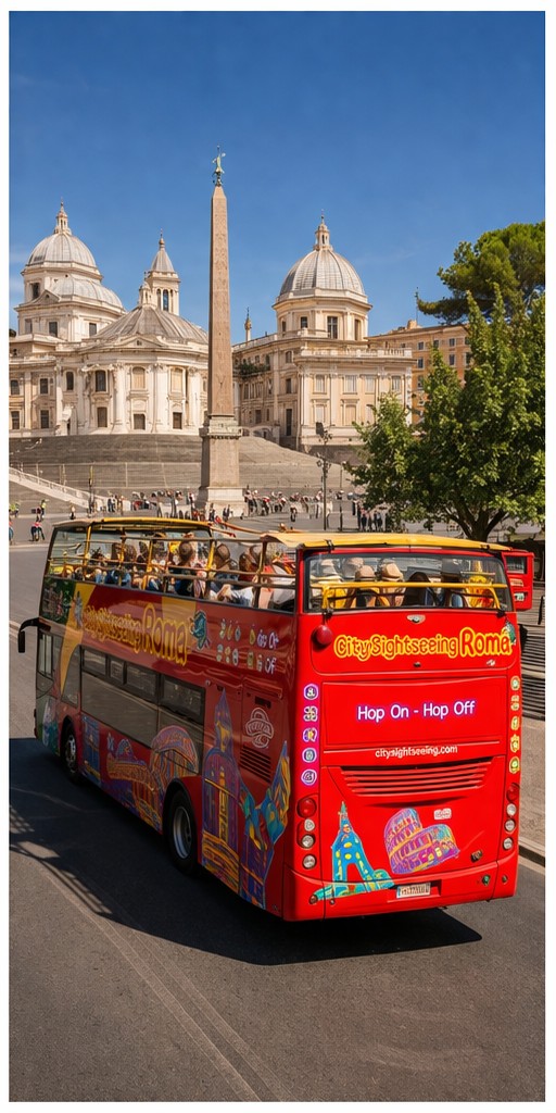 bus hop on hop off à rome